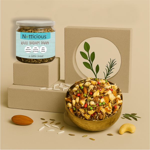 Nutticious .. Kaju Badam Paan  ..  200gm Crunch, Munch, and Digest with Nutticious!